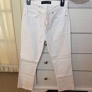 Veronica Beard White Ankle Jeans